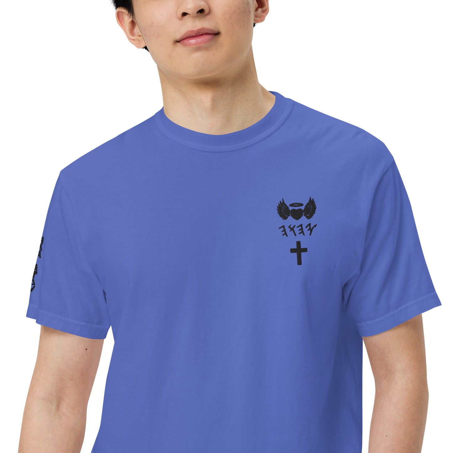 YAHUAH’s Temple S Unisex garment-dyed heavyweight t-shirt