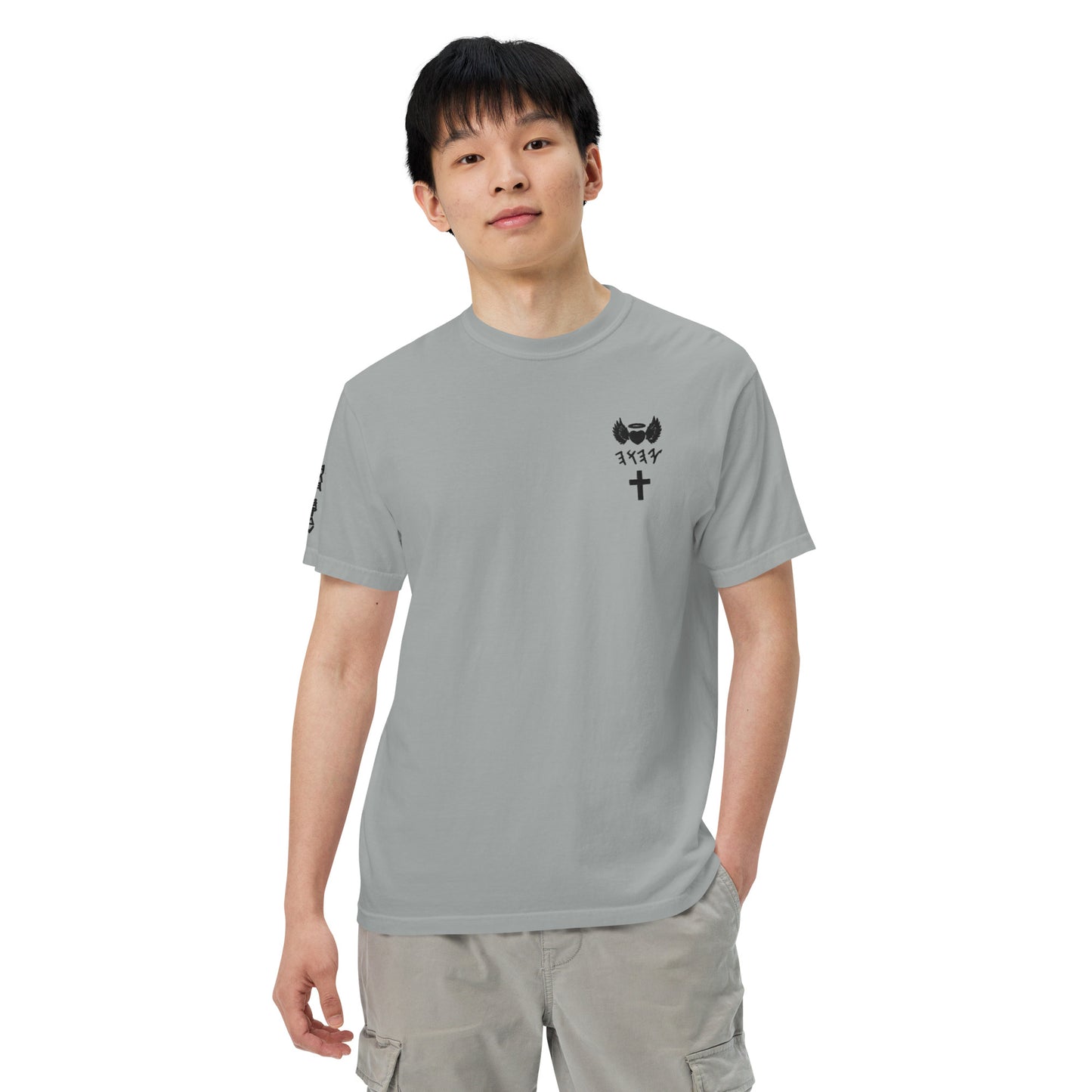 YAHUAH’s Temple S Unisex garment-dyed heavyweight t-shirt