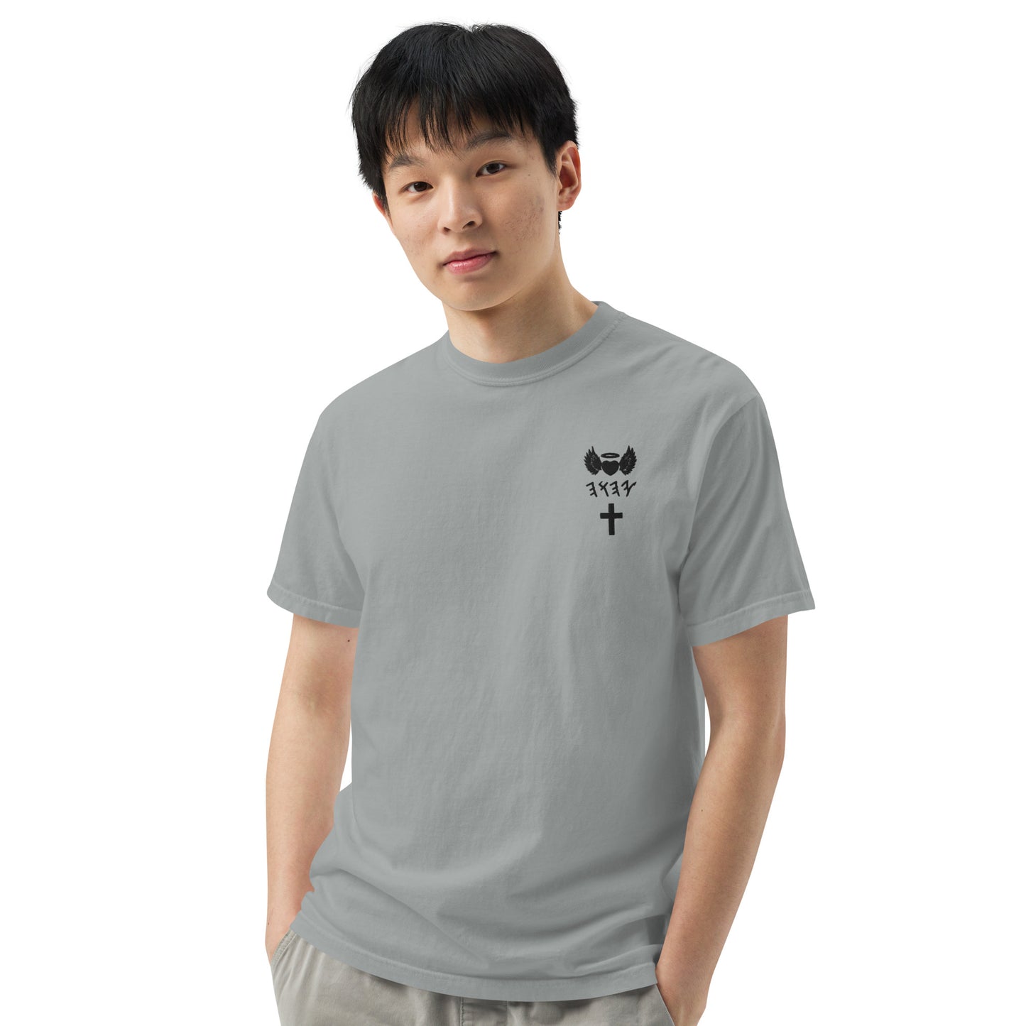 YAHUAH’s Temple S Unisex garment-dyed heavyweight t-shirt