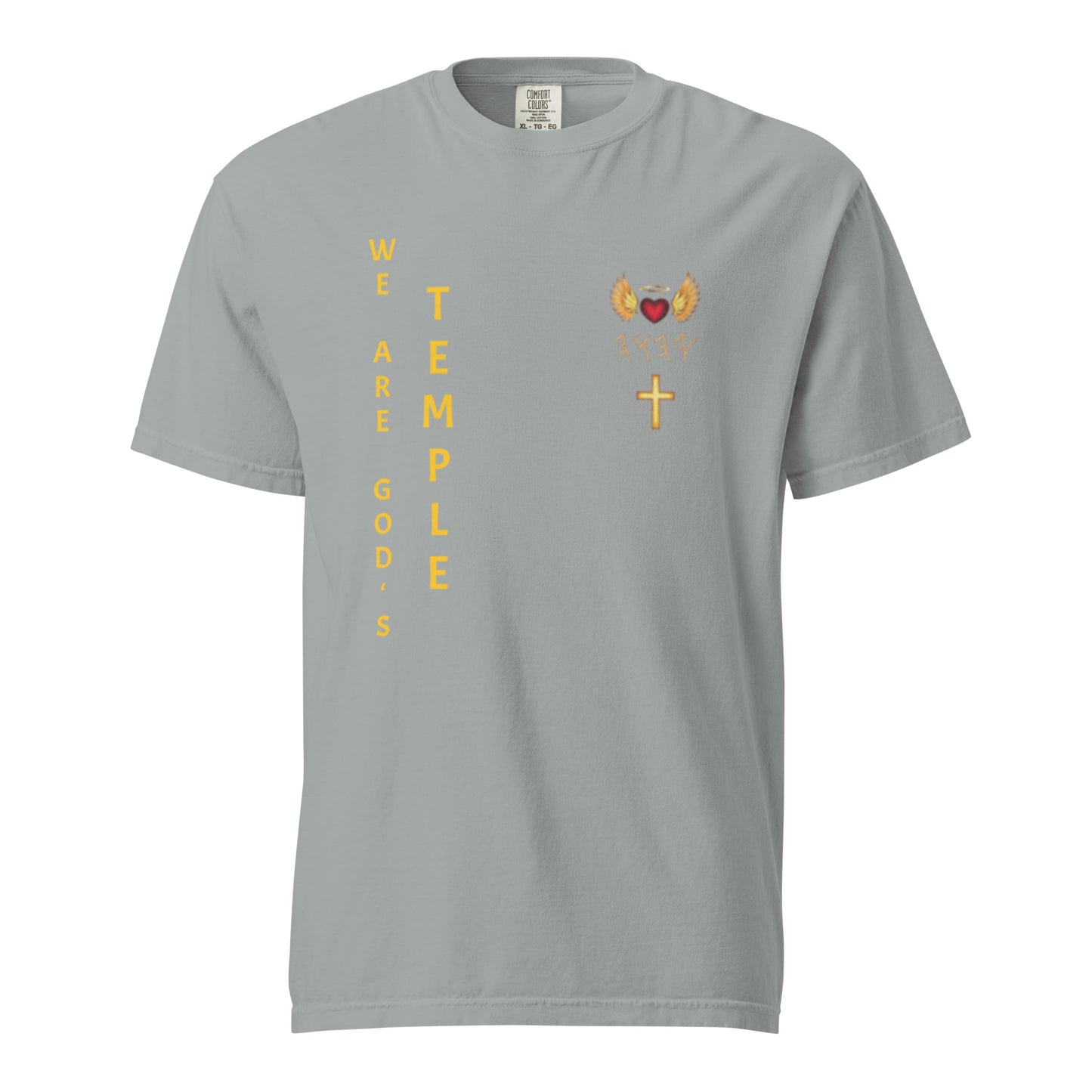 YAHUAH’s Temple S Unisex garment-dyed heavyweight t-shirt