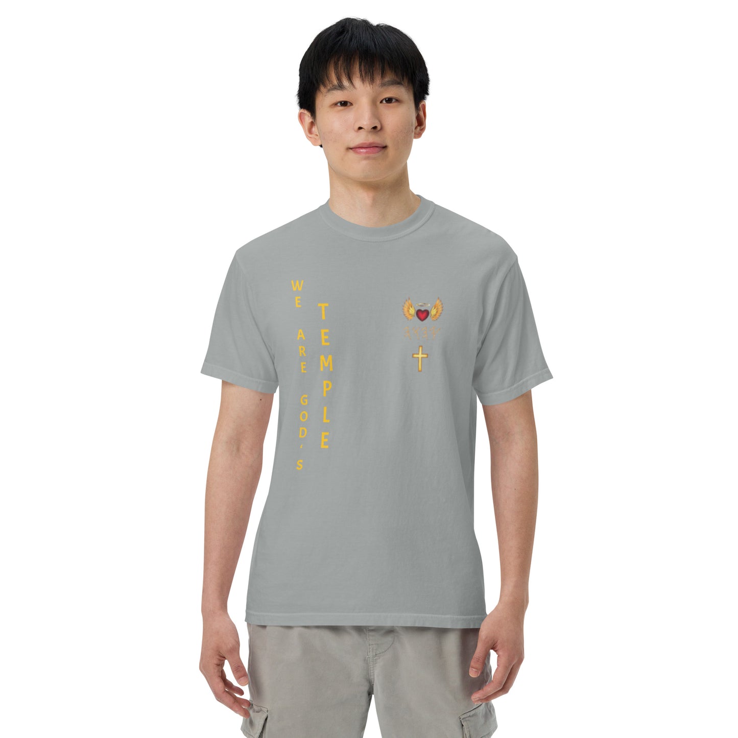 YAHUAH’s Temple S Unisex garment-dyed heavyweight t-shirt