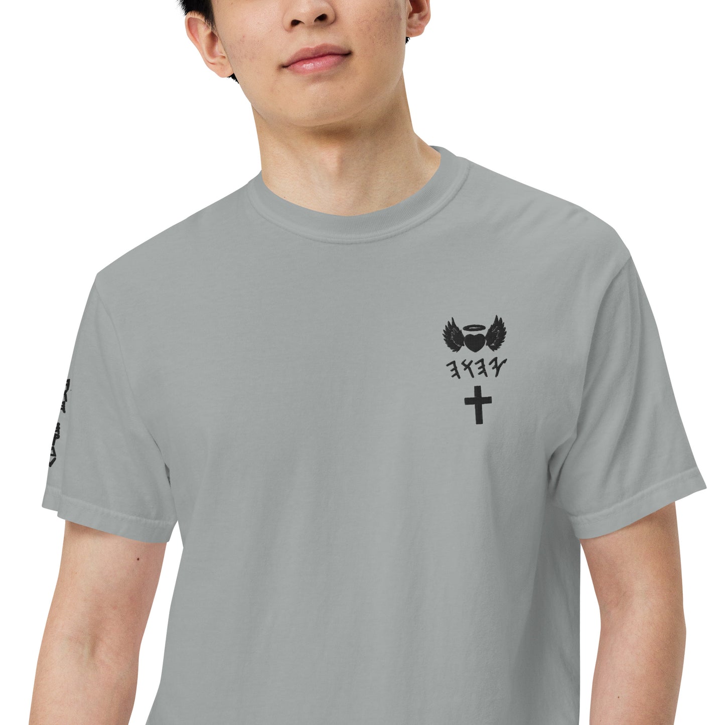 YAHUAH’s Temple S Unisex garment-dyed heavyweight t-shirt