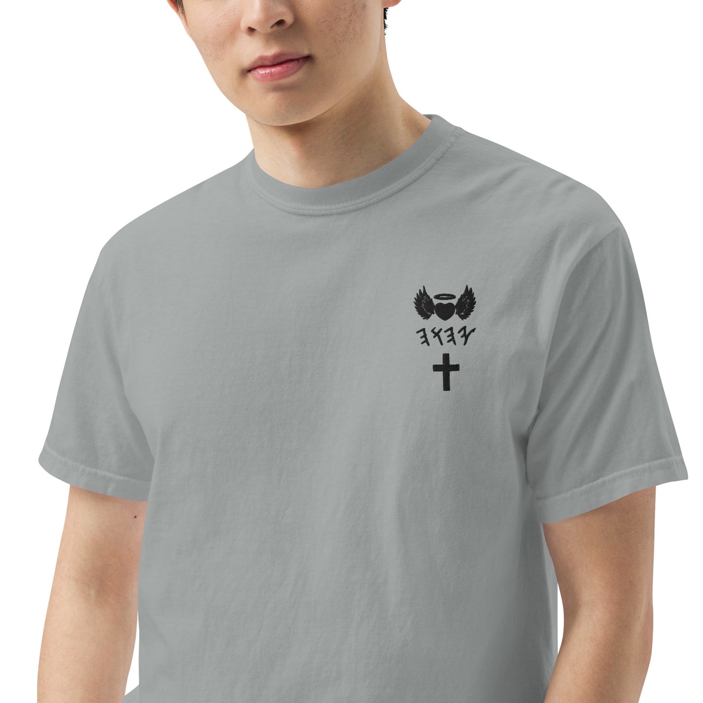 YAHUAH’s Temple S Unisex garment-dyed heavyweight t-shirt
