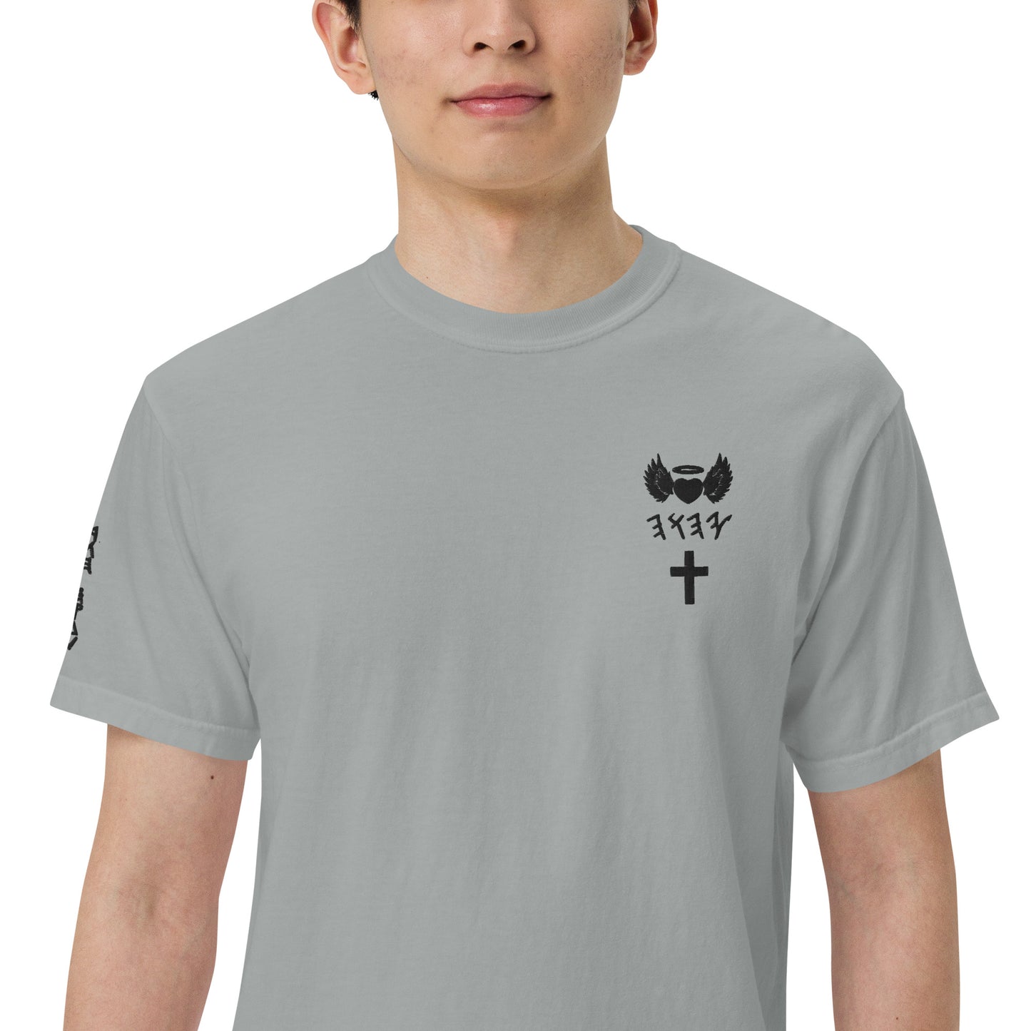 YAHUAH’s Temple S Unisex garment-dyed heavyweight t-shirt
