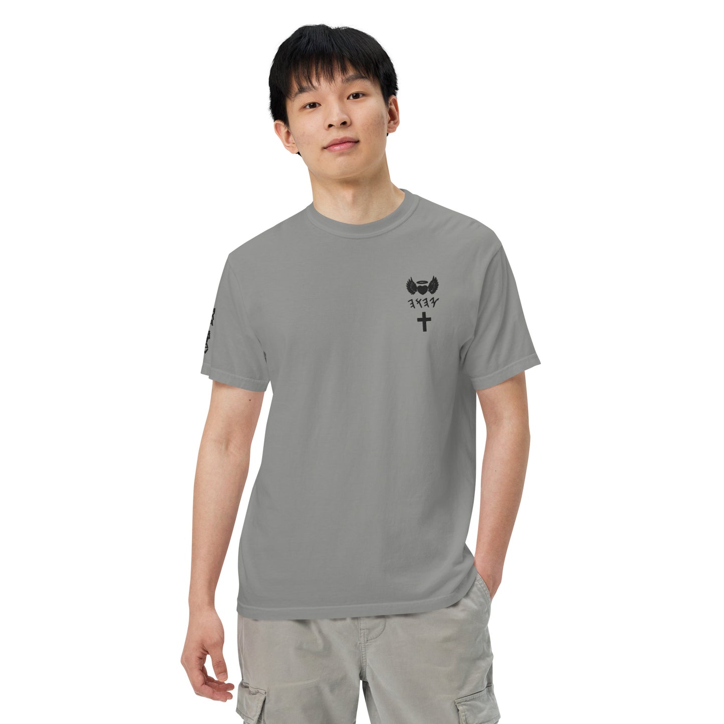 YAHUAH’s Temple S Unisex garment-dyed heavyweight t-shirt