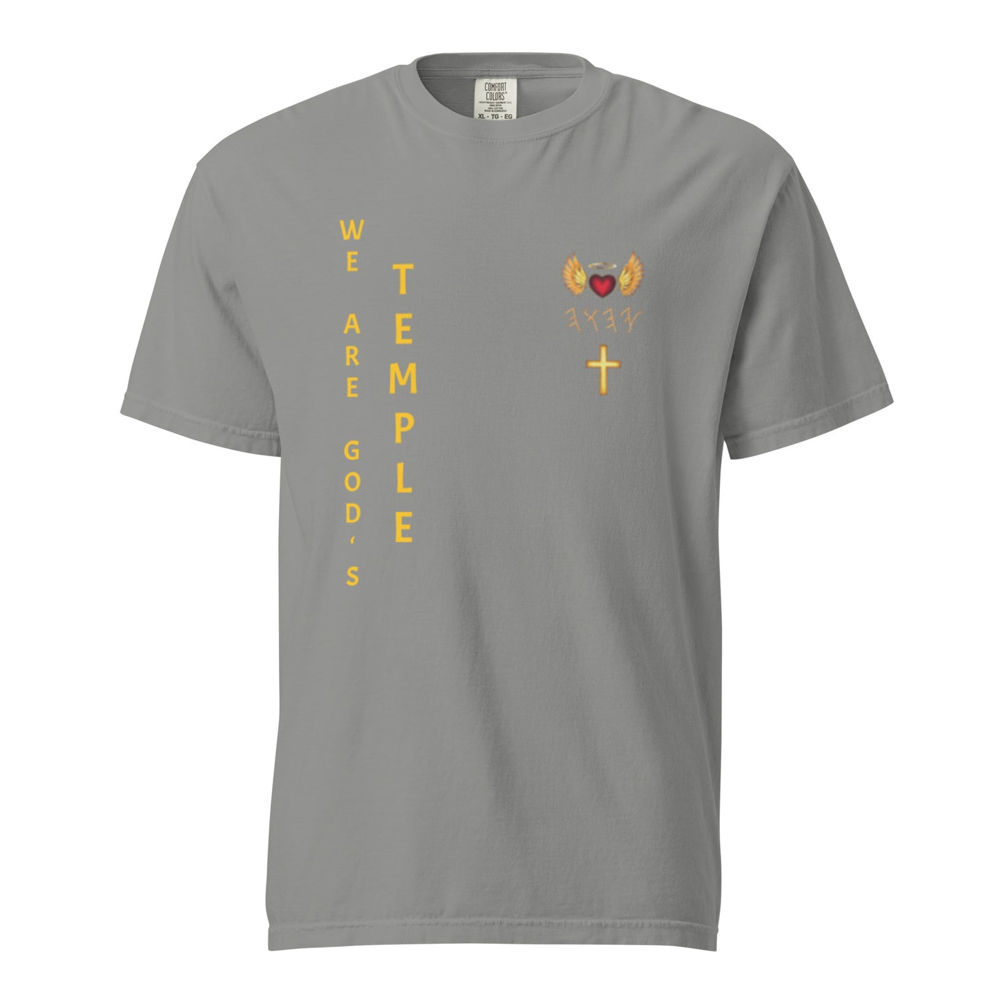 YAHUAH’s Temple S Unisex garment-dyed heavyweight t-shirt