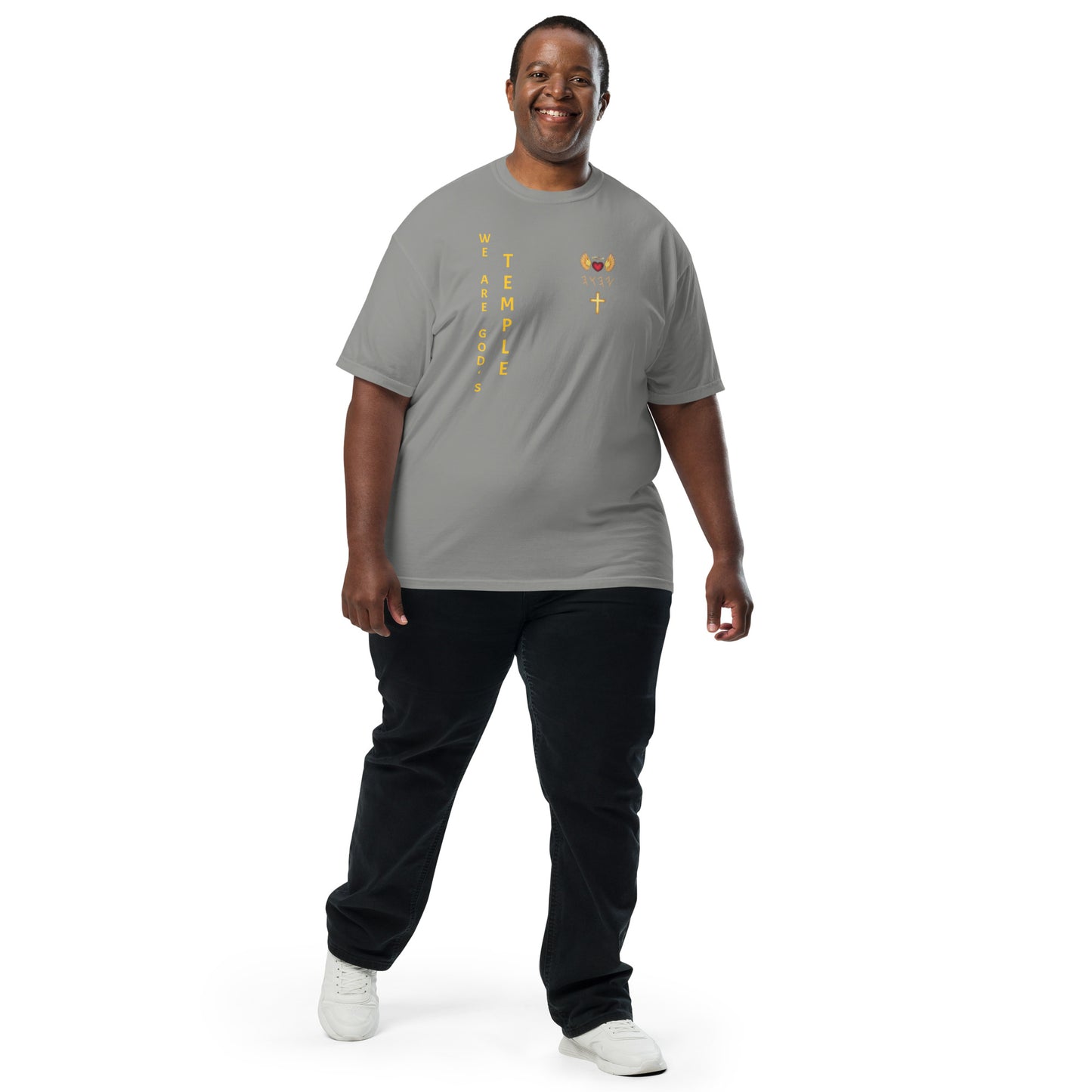 YAHUAH’s Temple S Unisex garment-dyed heavyweight t-shirt
