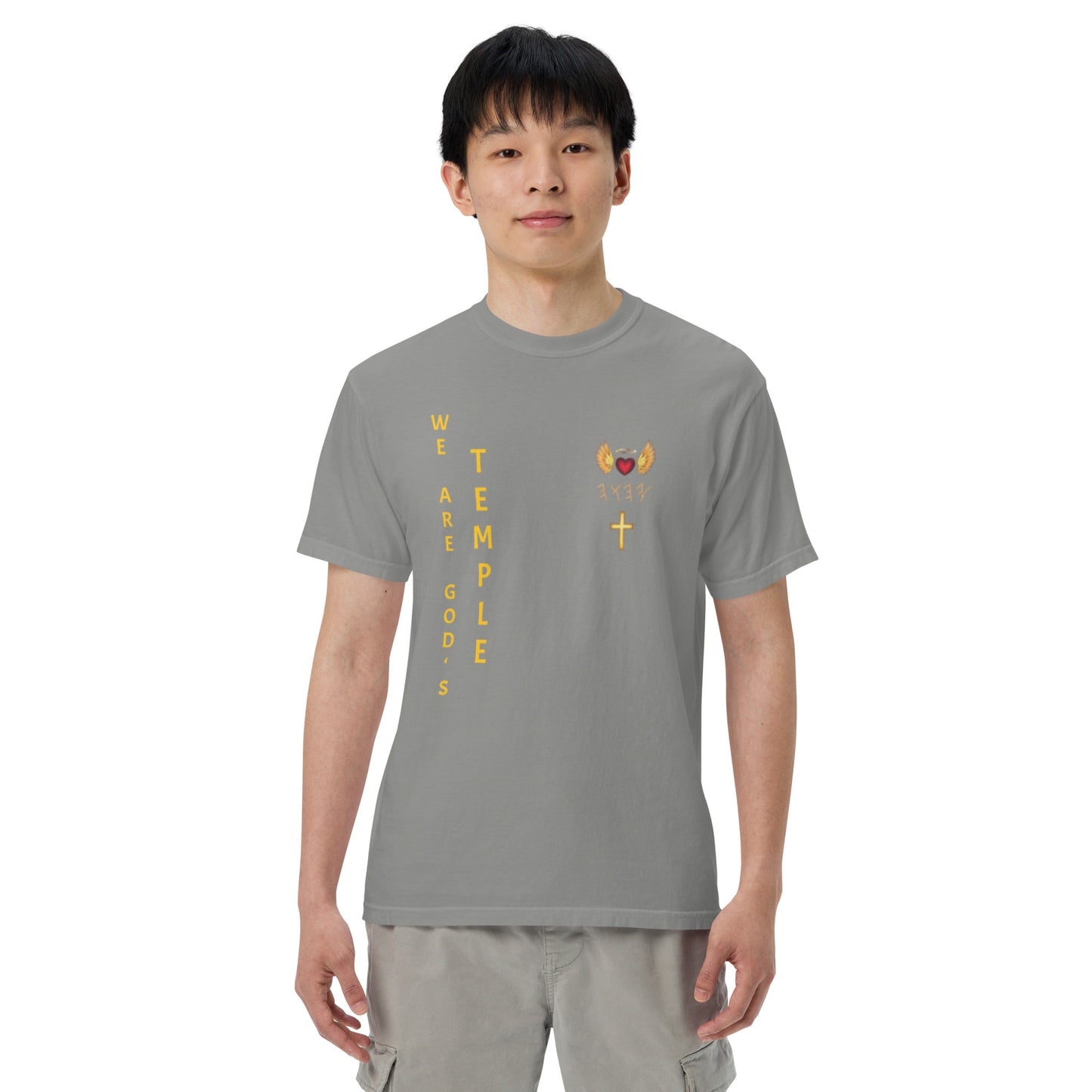 YAHUAH’s Temple S Unisex garment-dyed heavyweight t-shirt