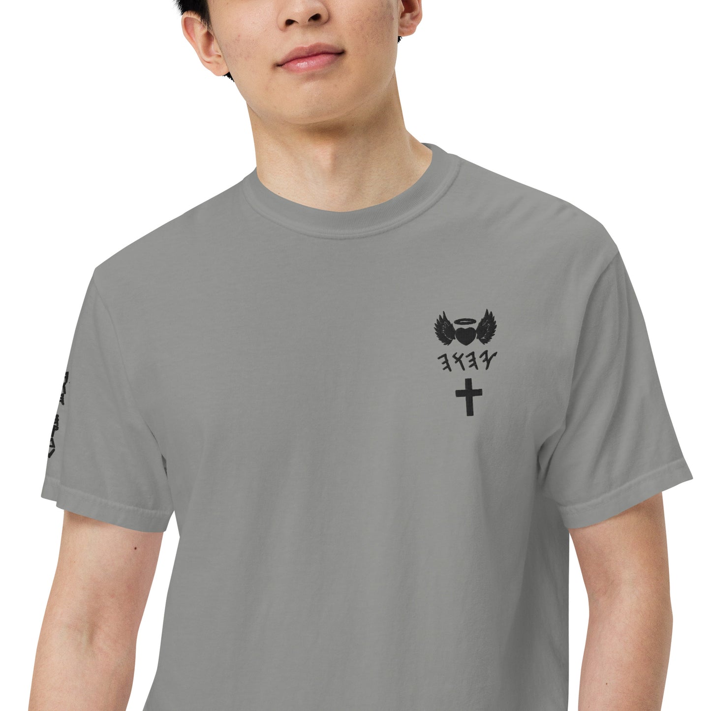 YAHUAH’s Temple S Unisex garment-dyed heavyweight t-shirt