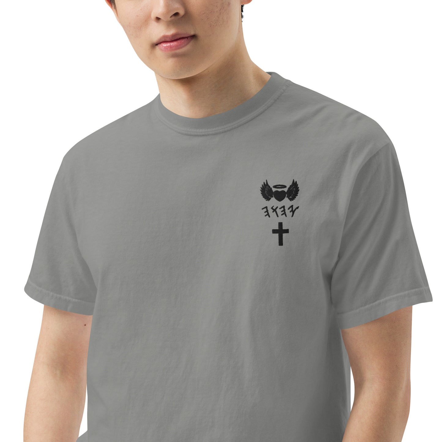 YAHUAH’s Temple S Unisex garment-dyed heavyweight t-shirt
