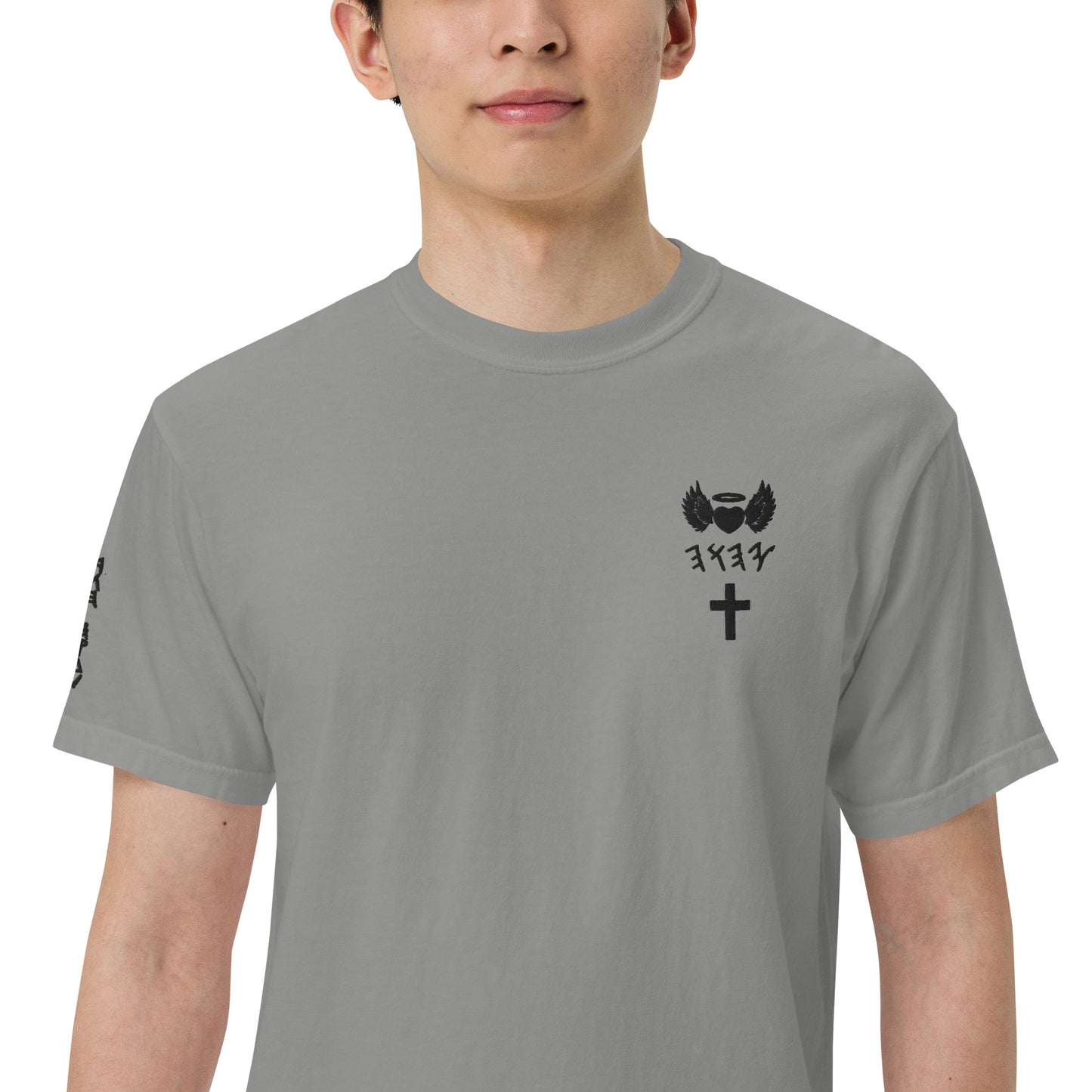 YAHUAH’s Temple S Unisex garment-dyed heavyweight t-shirt
