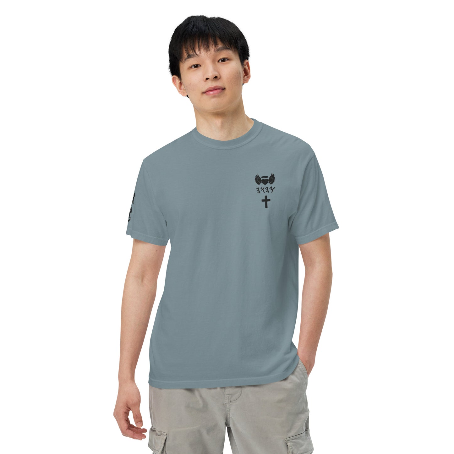 YAHUAH’s Temple S Unisex garment-dyed heavyweight t-shirt