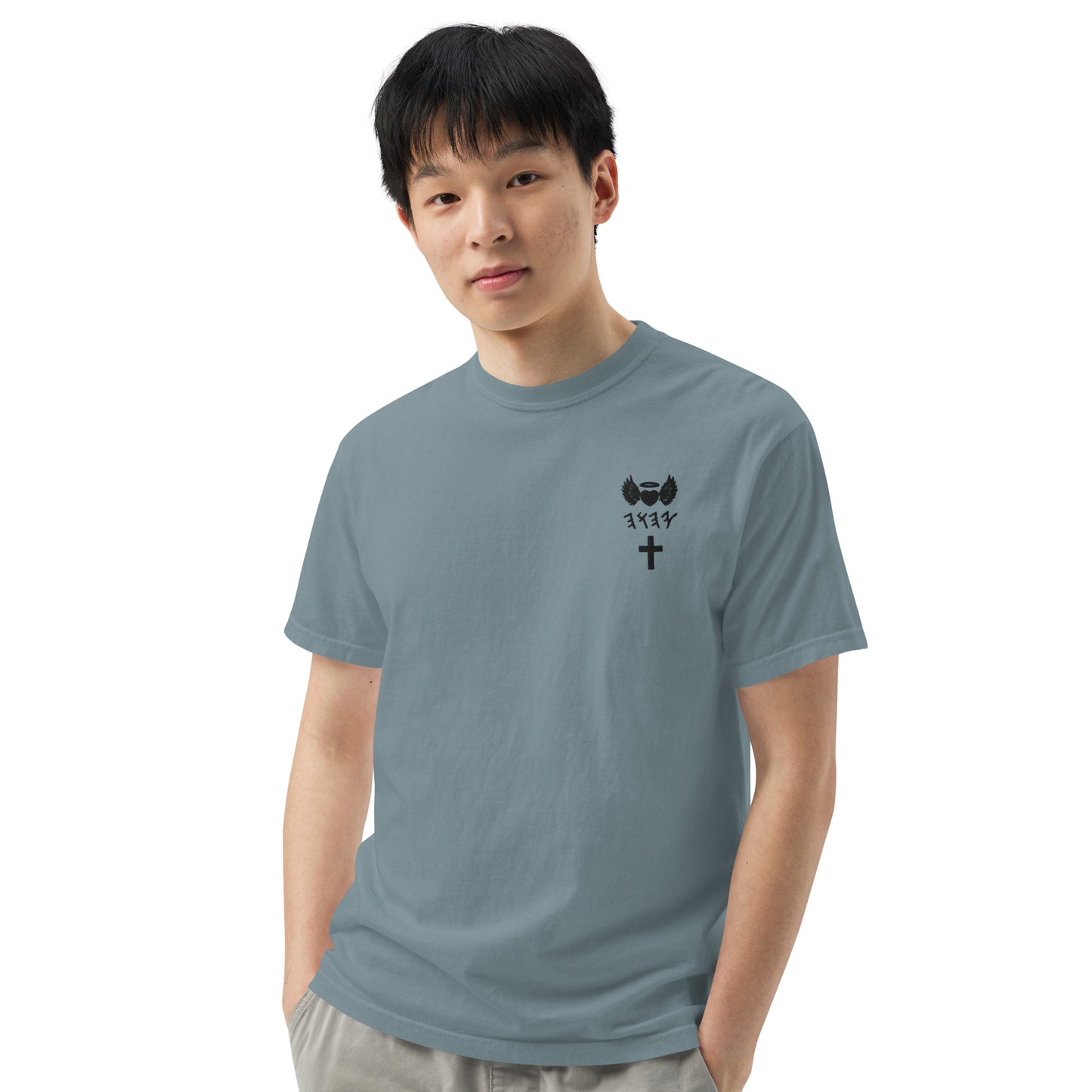 YAHUAH’s Temple S Unisex garment-dyed heavyweight t-shirt