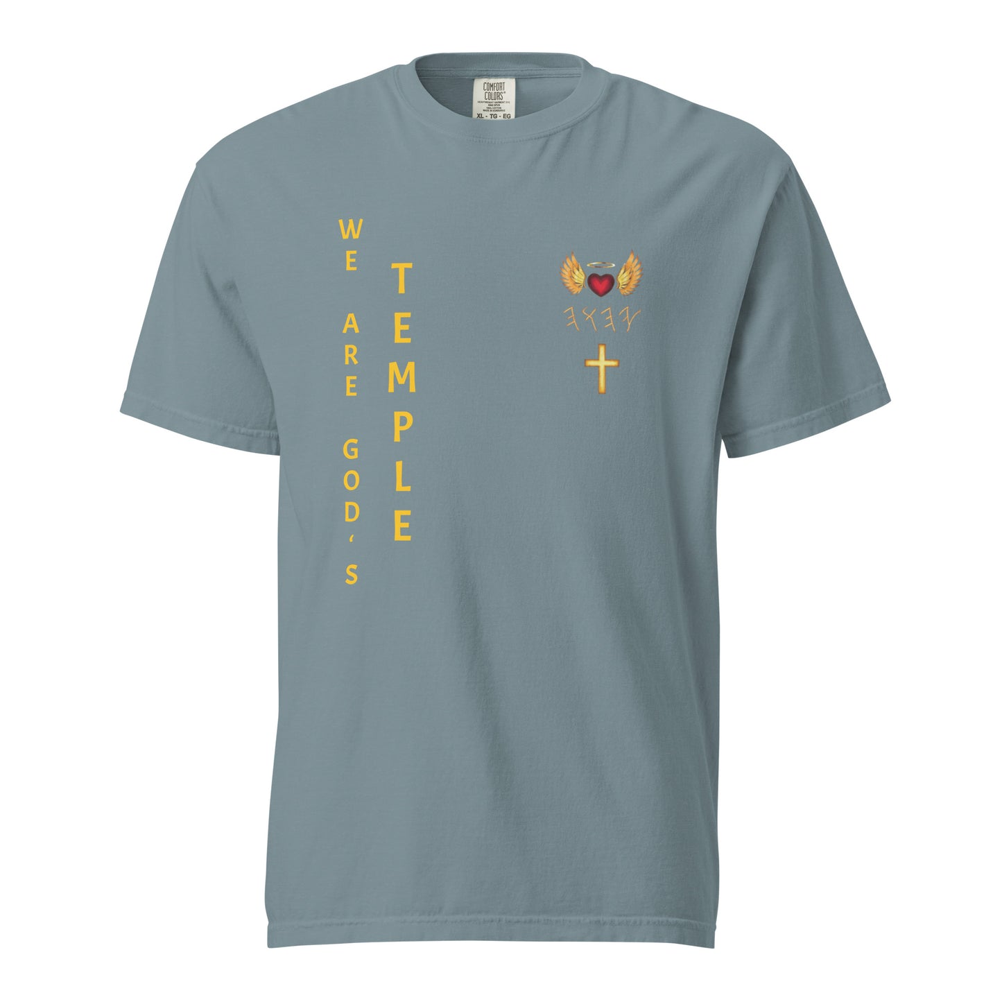YAHUAH’s Temple S Unisex garment-dyed heavyweight t-shirt