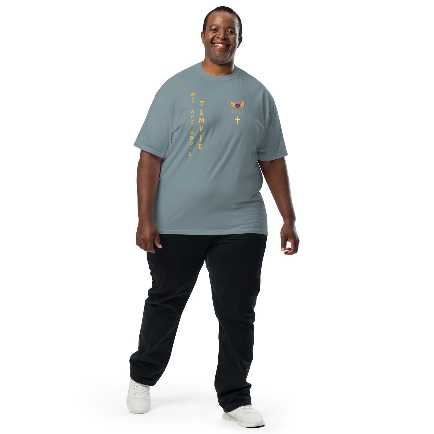 YAHUAH’s Temple S Unisex garment-dyed heavyweight t-shirt