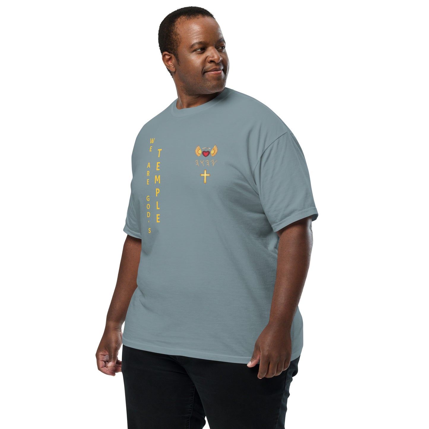 YAHUAH’s Temple S Unisex garment-dyed heavyweight t-shirt