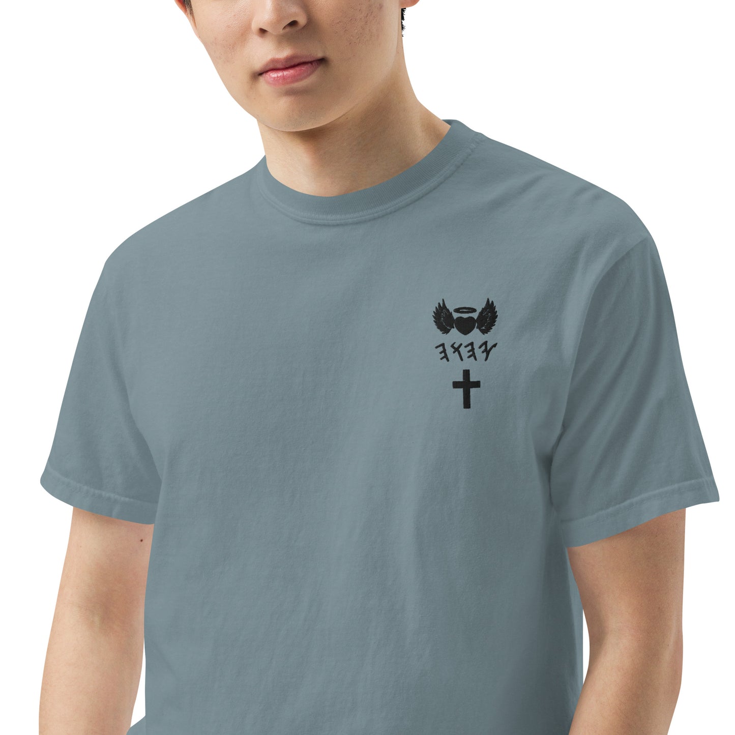 YAHUAH’s Temple S Unisex garment-dyed heavyweight t-shirt