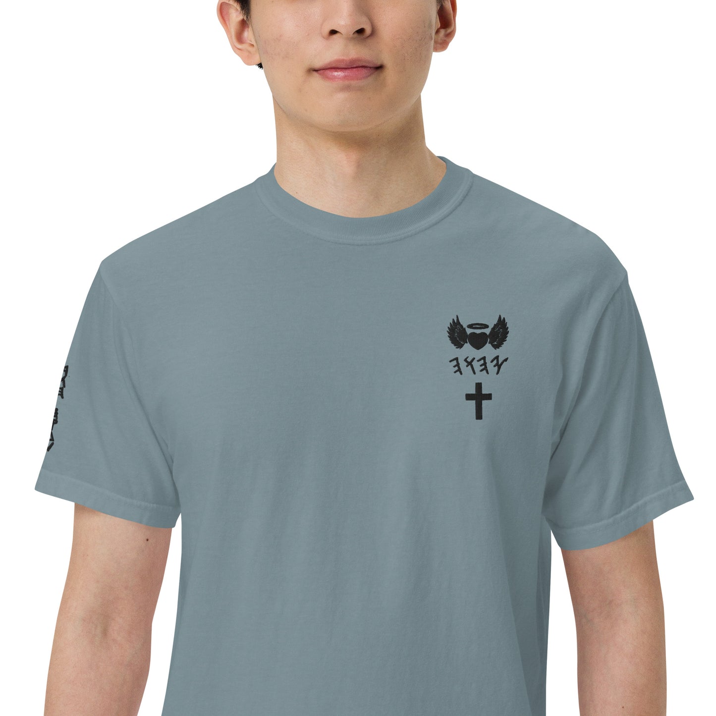 YAHUAH’s Temple S Unisex garment-dyed heavyweight t-shirt