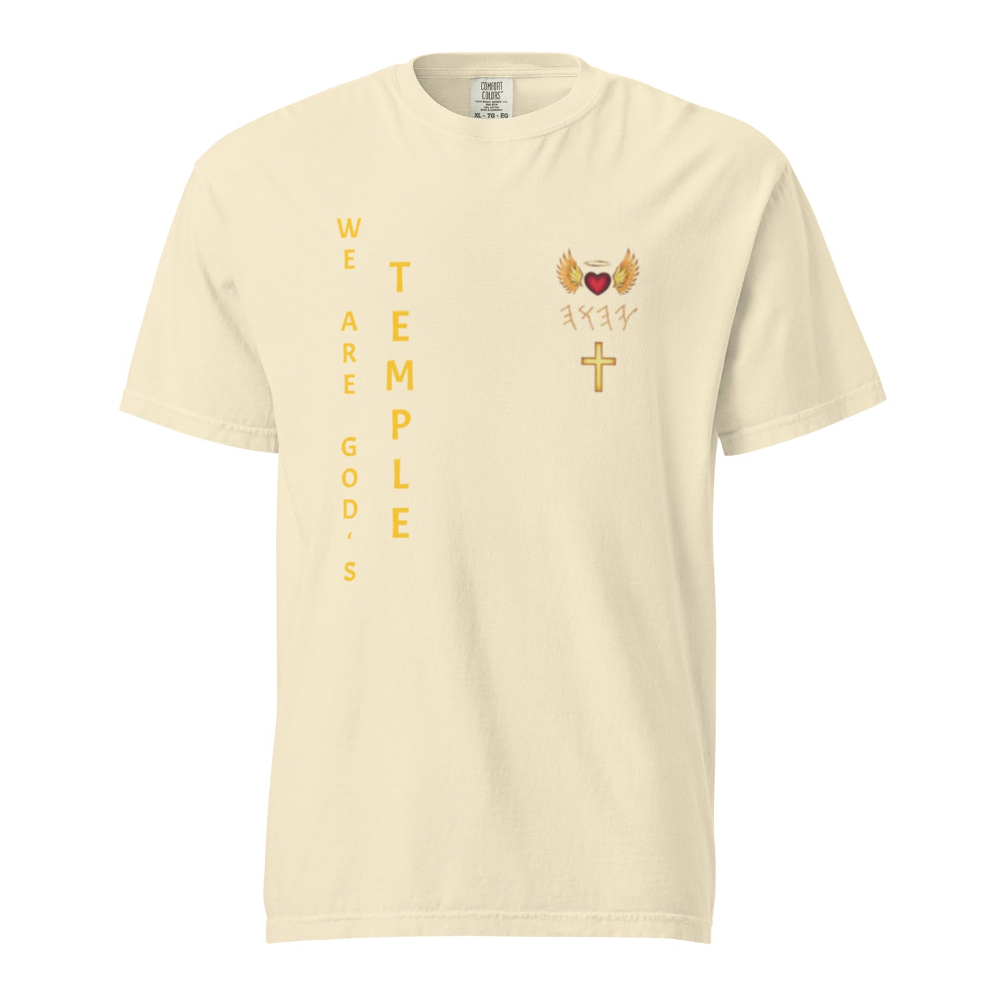 YAHUAH’s Temple S Unisex garment-dyed heavyweight t-shirt