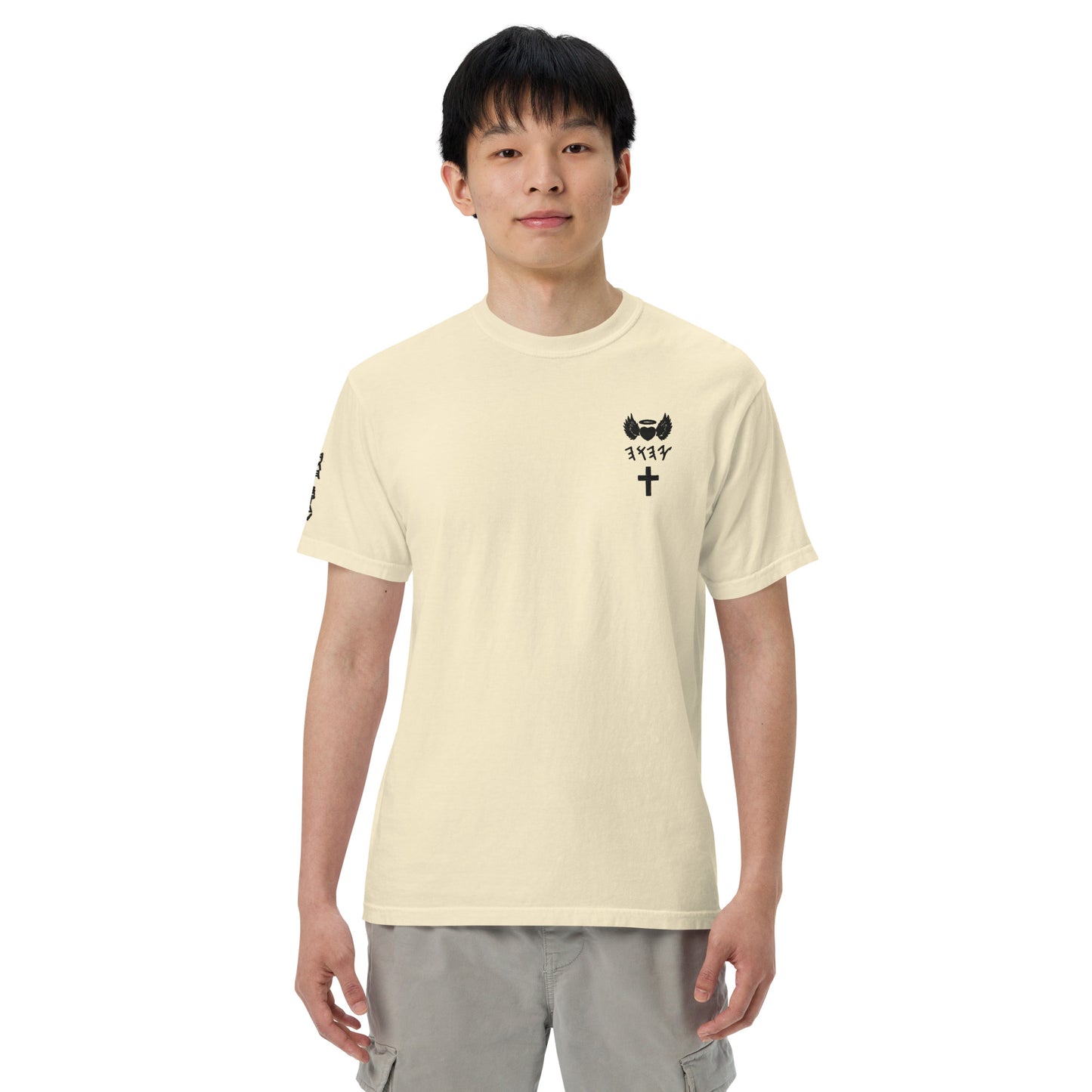 YAHUAH’s Temple S Unisex garment-dyed heavyweight t-shirt