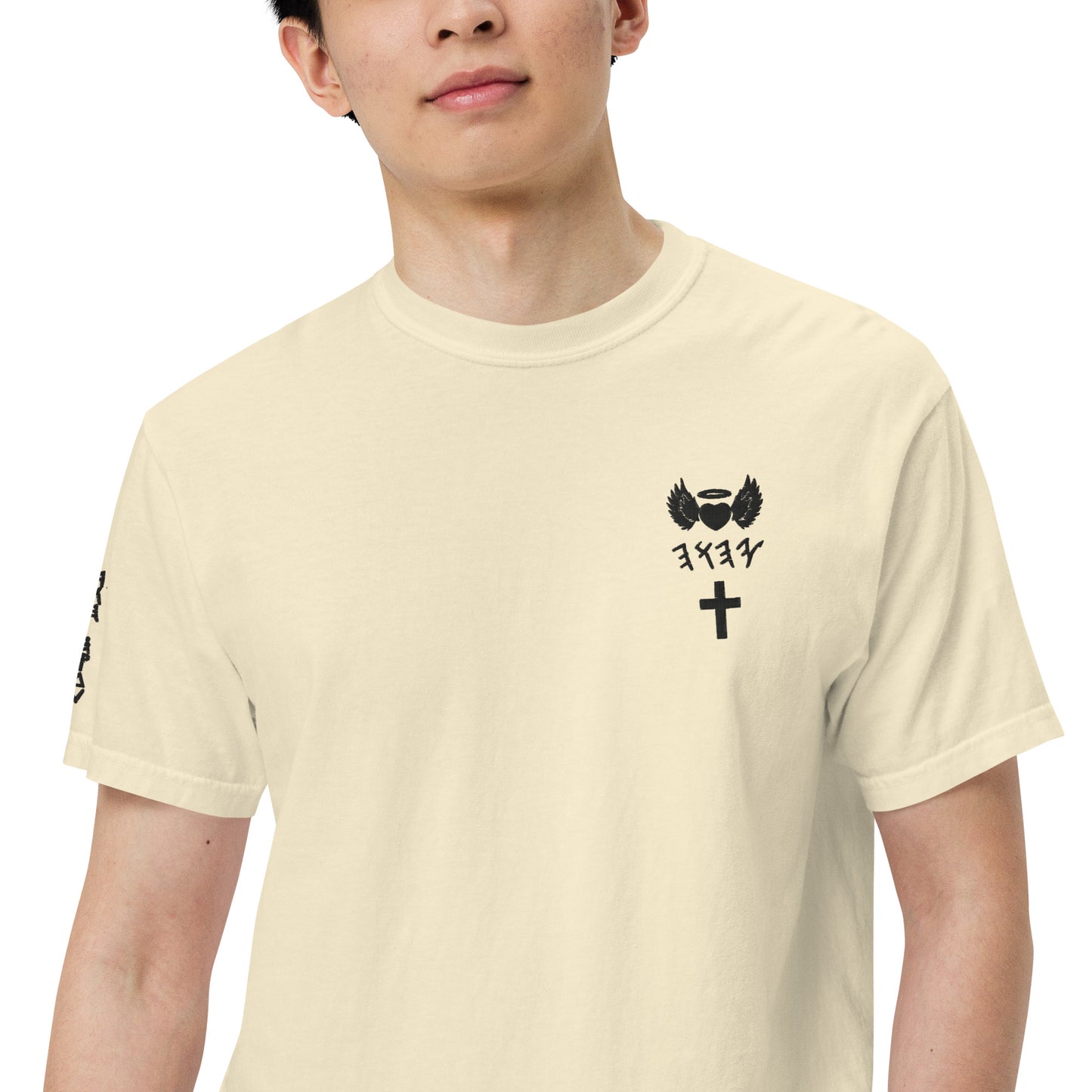 YAHUAH’s Temple S Unisex garment-dyed heavyweight t-shirt