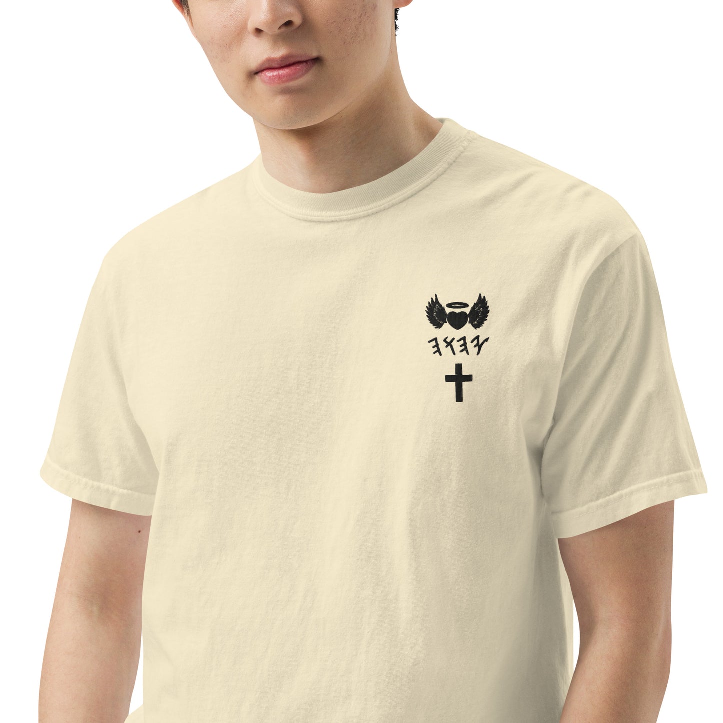 YAHUAH’s Temple S Unisex garment-dyed heavyweight t-shirt