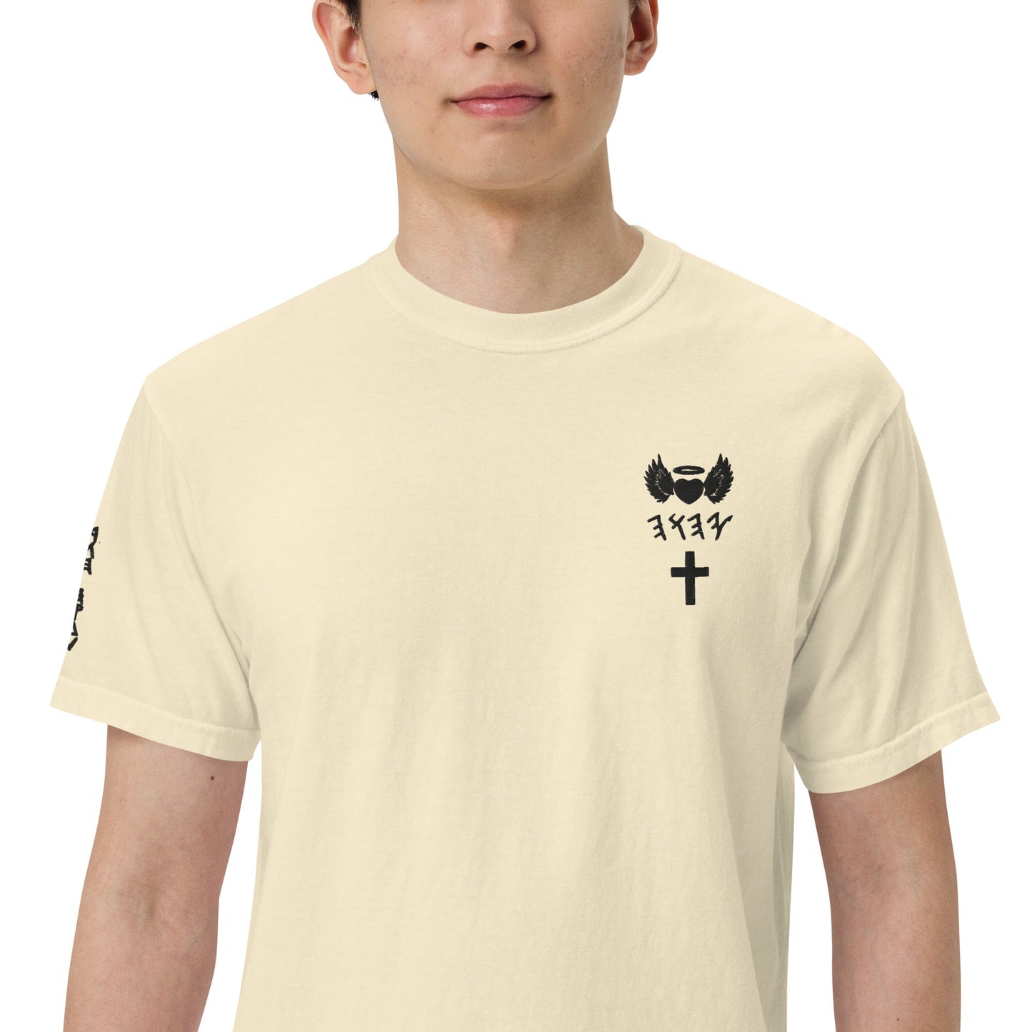 YAHUAH’s Temple S Unisex garment-dyed heavyweight t-shirt