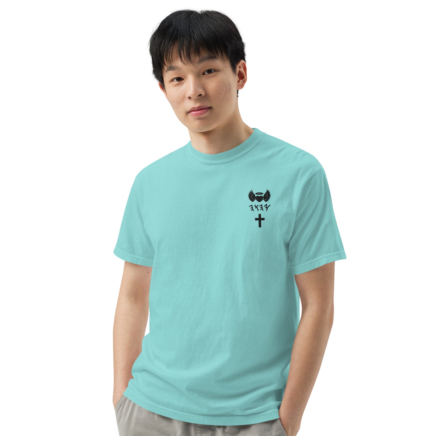 YAHUAH’s Temple S Unisex garment-dyed heavyweight t-shirt