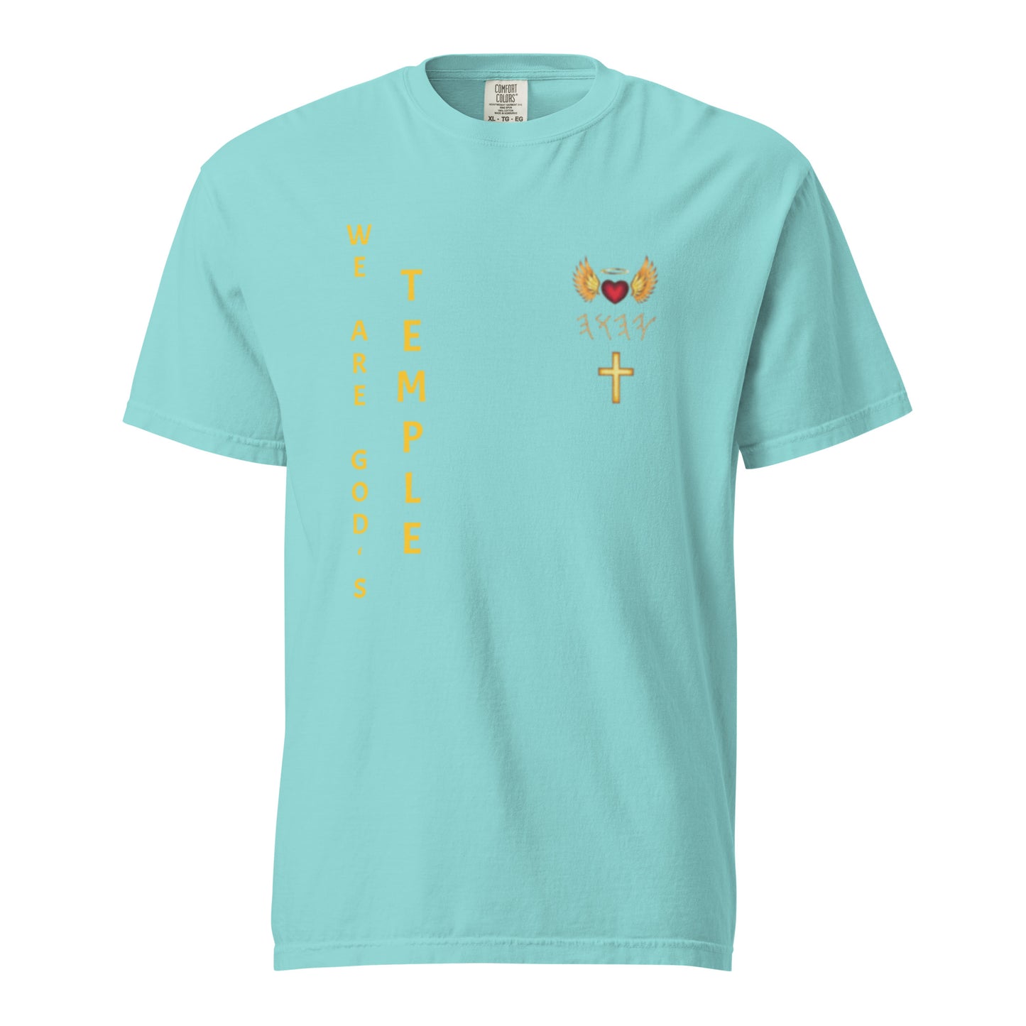 YAHUAH’s Temple S Unisex garment-dyed heavyweight t-shirt