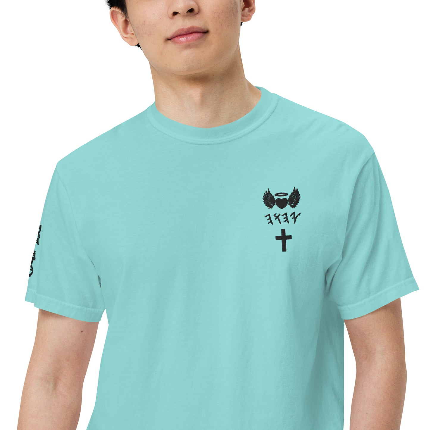 YAHUAH’s Temple S Unisex garment-dyed heavyweight t-shirt