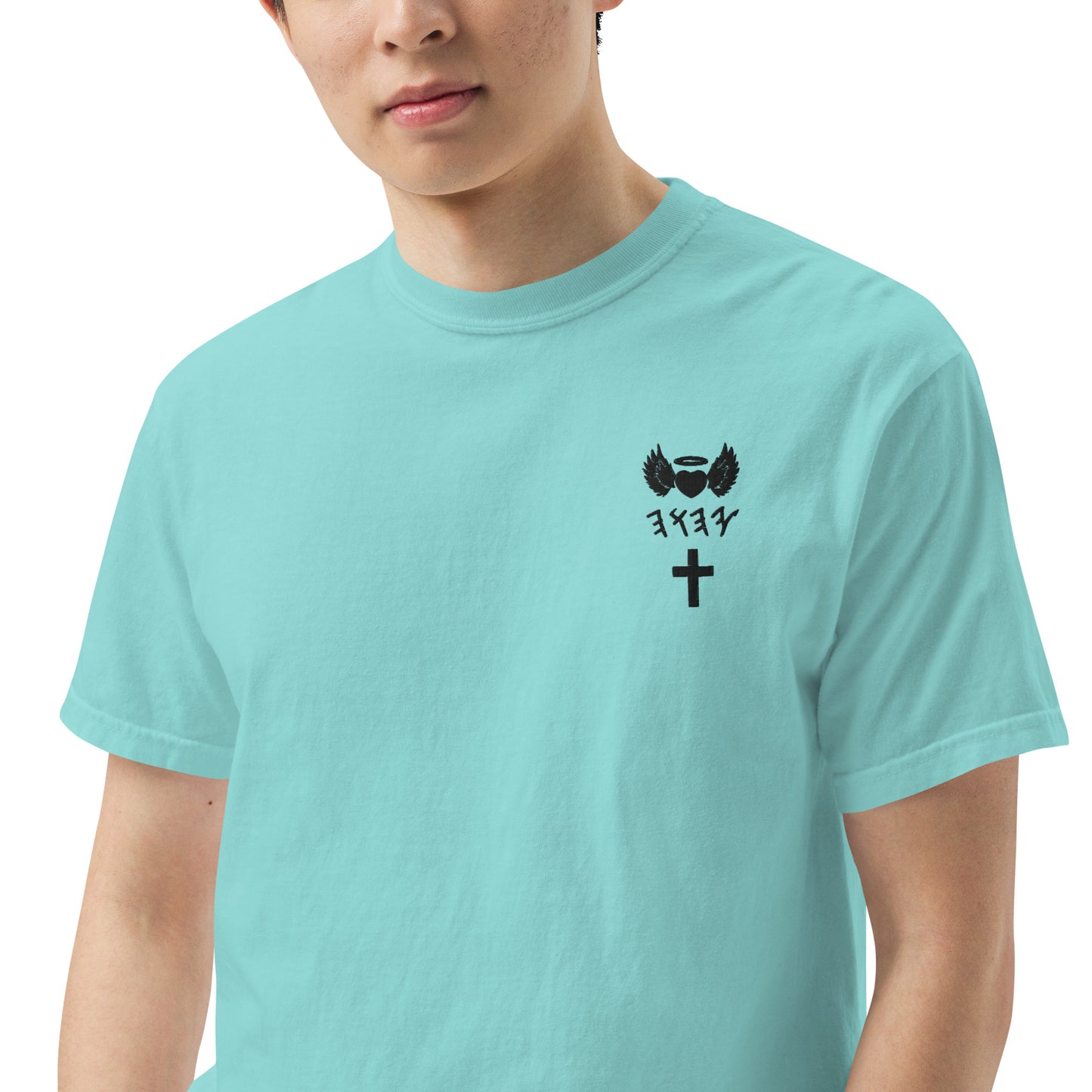 YAHUAH’s Temple S Unisex garment-dyed heavyweight t-shirt