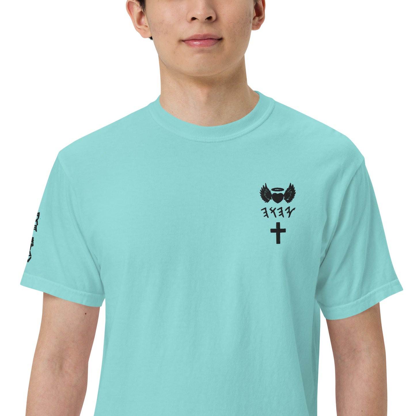 YAHUAH’s Temple S Unisex garment-dyed heavyweight t-shirt