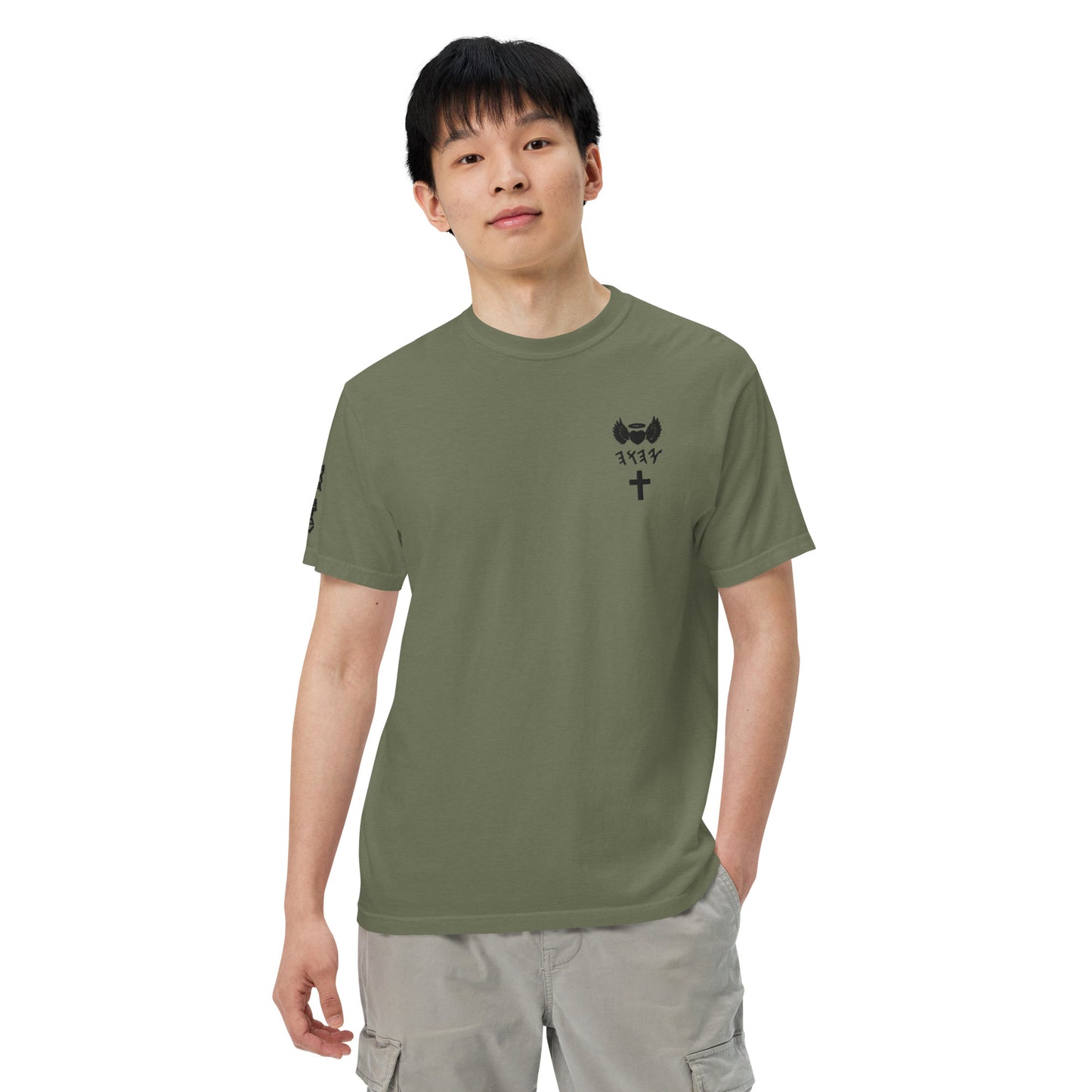 YAHUAH’s Temple S Unisex garment-dyed heavyweight t-shirt