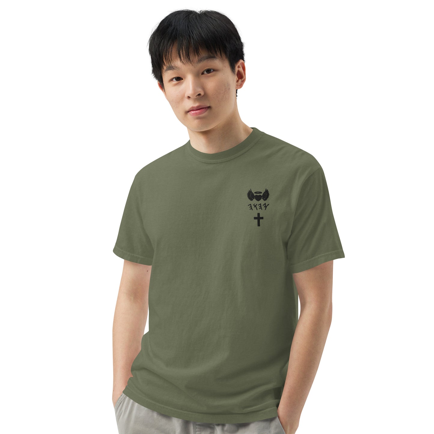 YAHUAH’s Temple S Unisex garment-dyed heavyweight t-shirt