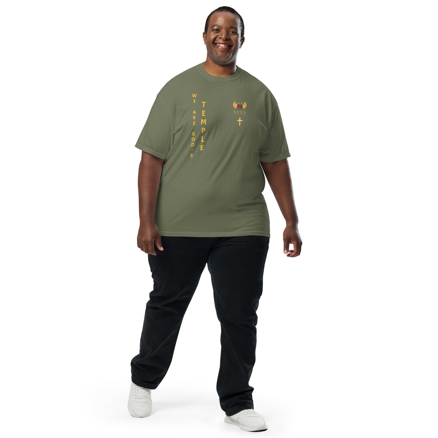 YAHUAH’s Temple S Unisex garment-dyed heavyweight t-shirt