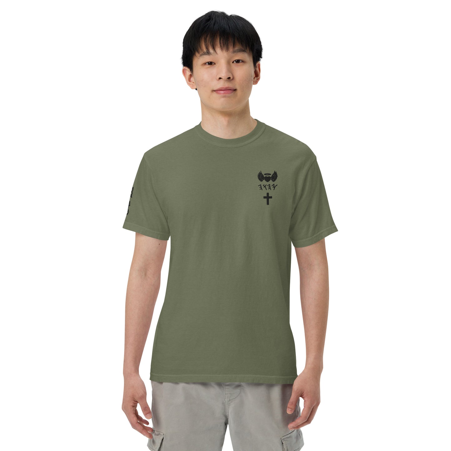 YAHUAH’s Temple S Unisex garment-dyed heavyweight t-shirt