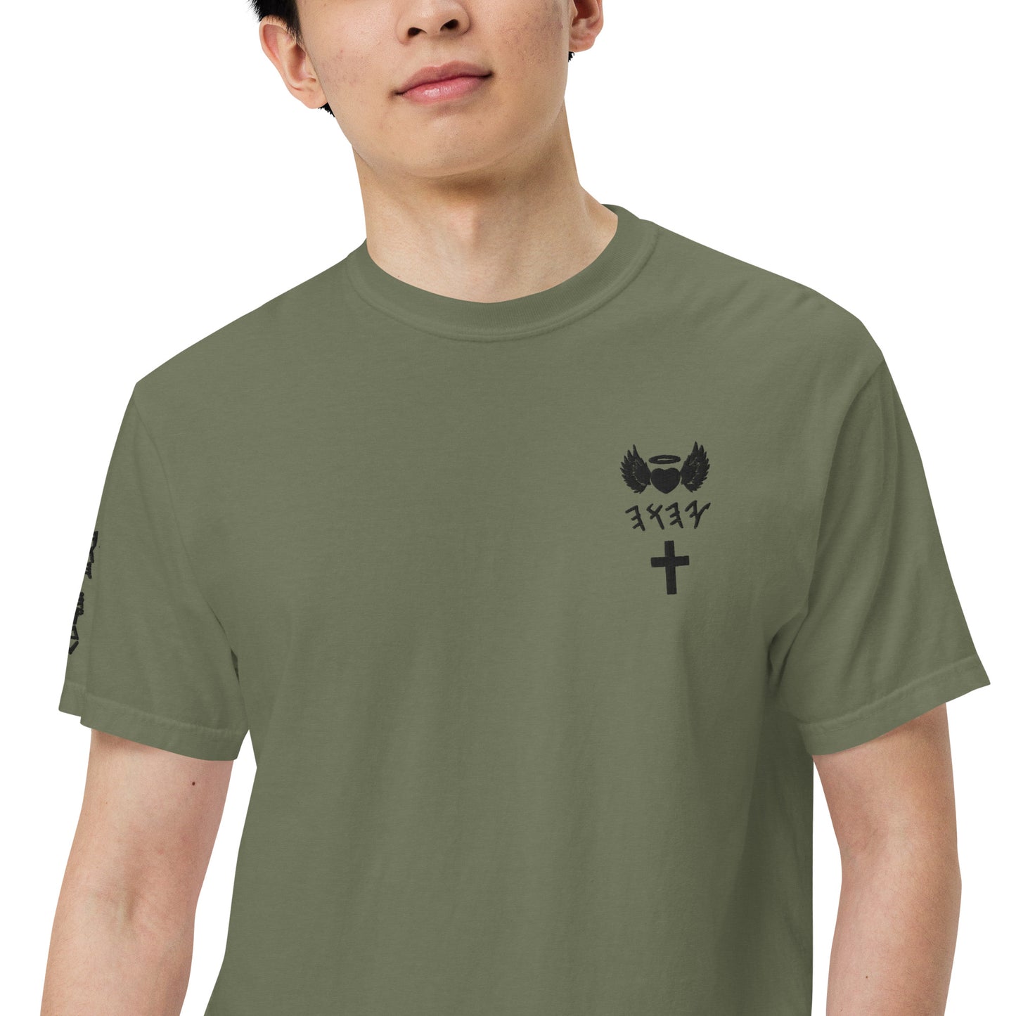 YAHUAH’s Temple S Unisex garment-dyed heavyweight t-shirt