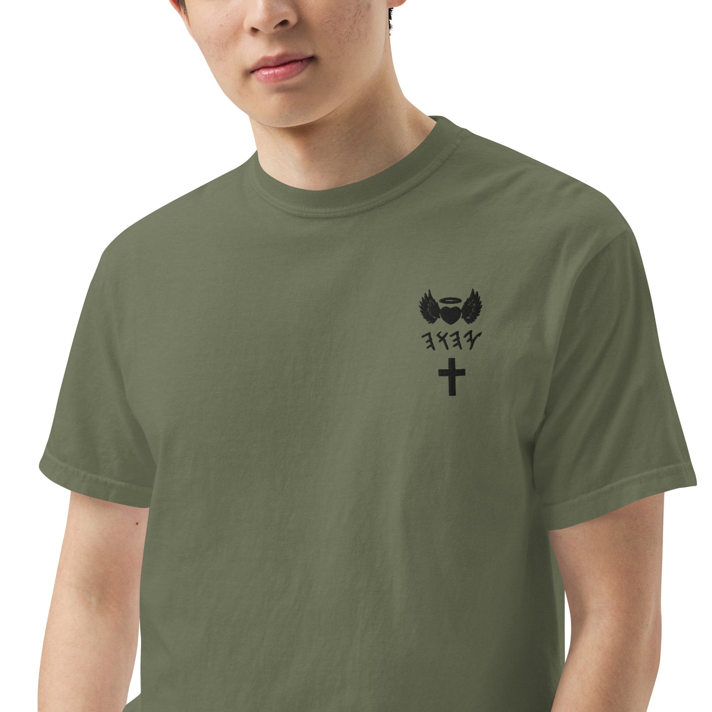 YAHUAH’s Temple S Unisex garment-dyed heavyweight t-shirt
