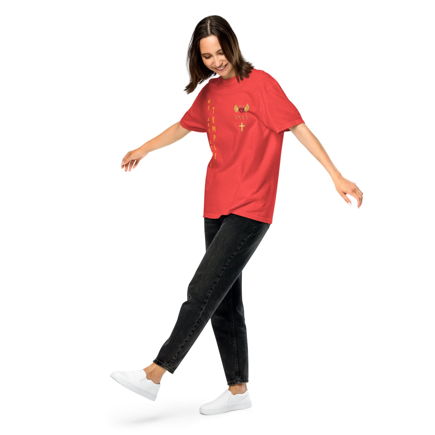 YAHUAH’s Temple S Unisex garment-dyed heavyweight t-shirt