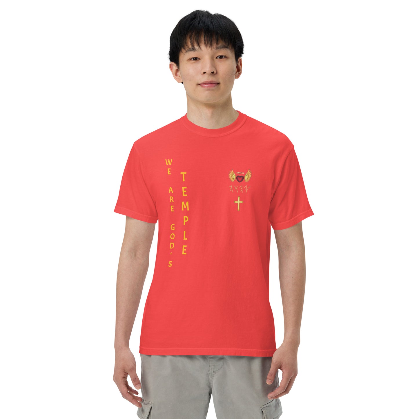 YAHUAH’s Temple S Unisex garment-dyed heavyweight t-shirt