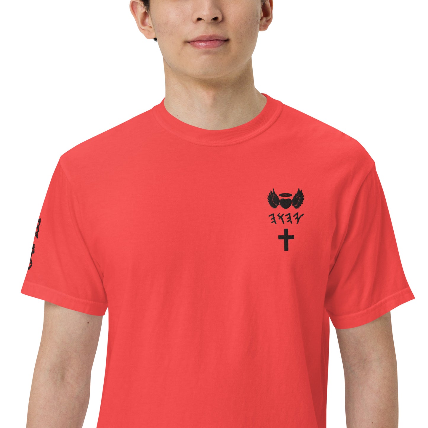 YAHUAH’s Temple S Unisex garment-dyed heavyweight t-shirt