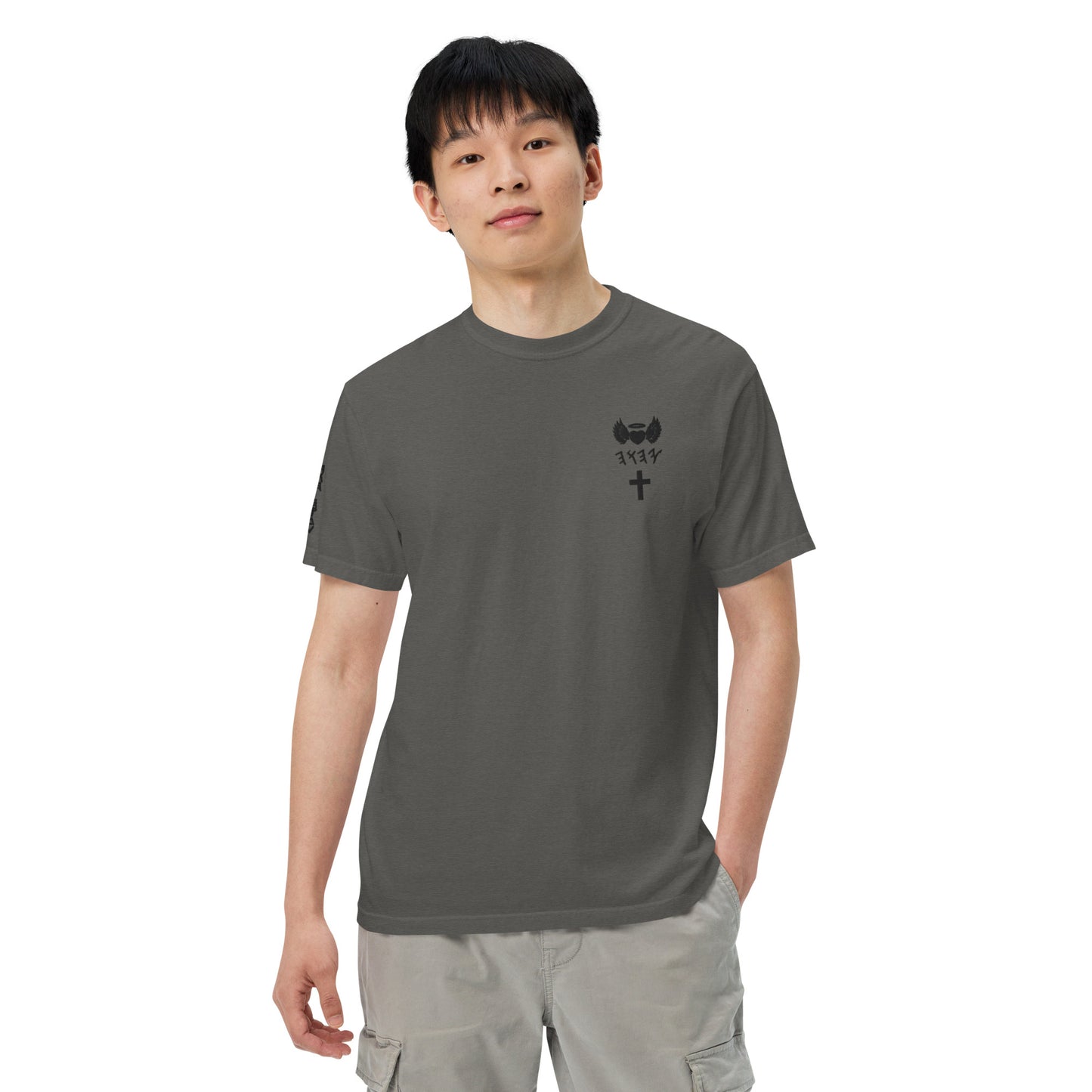 YAHUAH’s Temple S Unisex garment-dyed heavyweight t-shirt