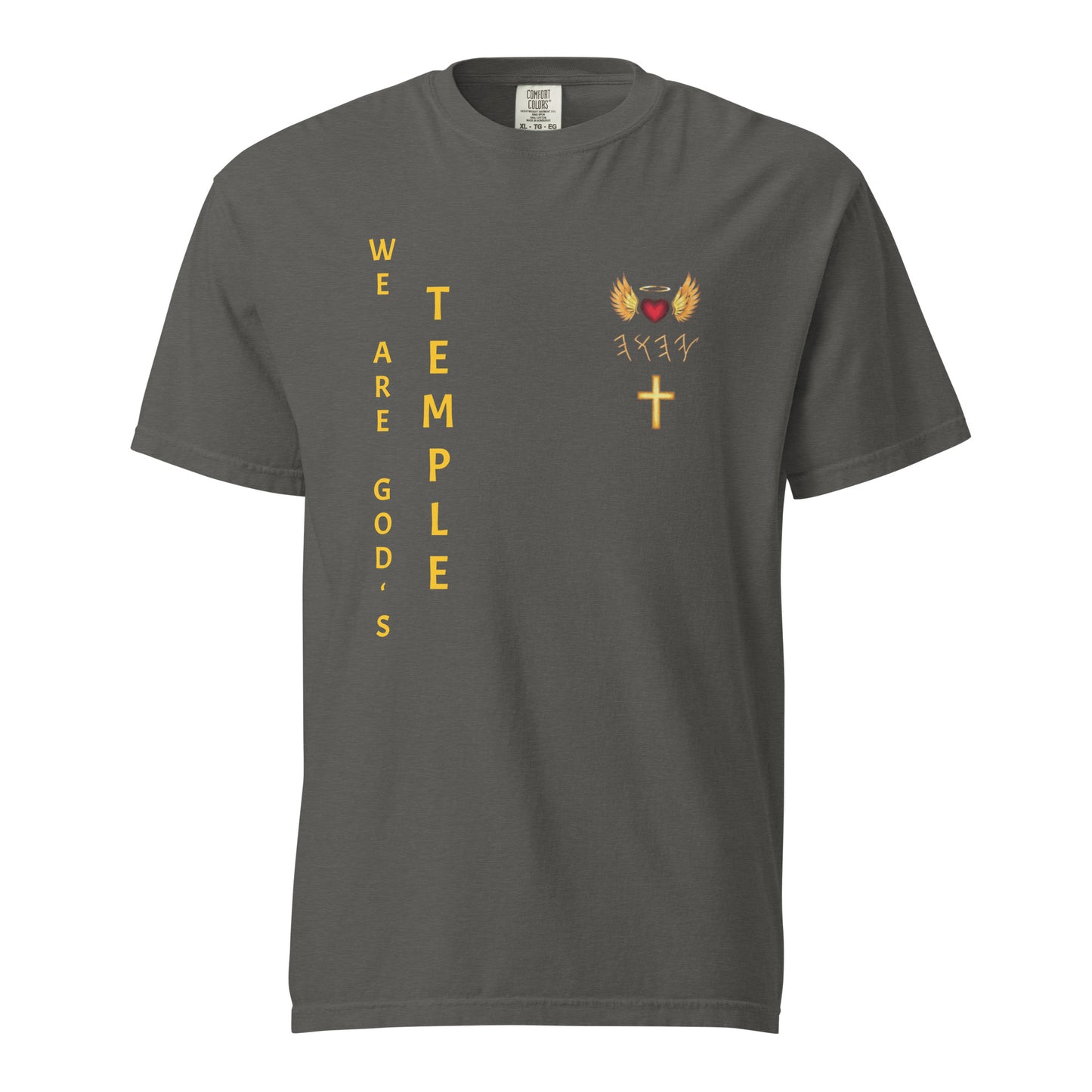 YAHUAH’s Temple S Unisex garment-dyed heavyweight t-shirt