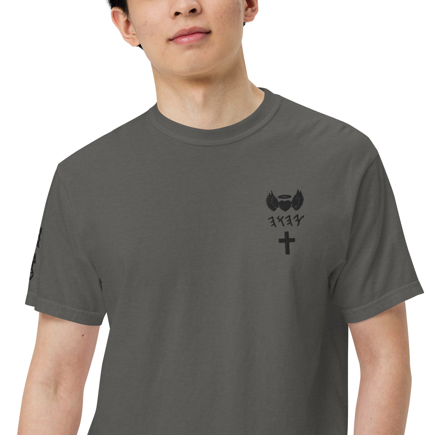 YAHUAH’s Temple S Unisex garment-dyed heavyweight t-shirt