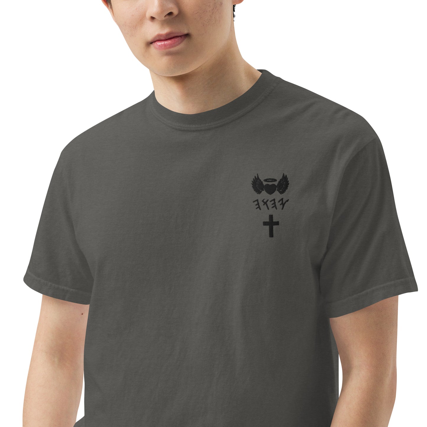 YAHUAH’s Temple S Unisex garment-dyed heavyweight t-shirt