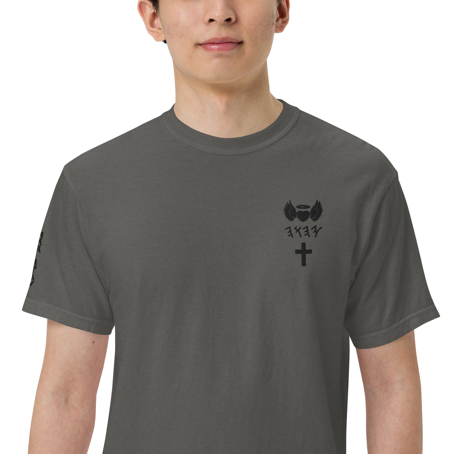YAHUAH’s Temple S Unisex garment-dyed heavyweight t-shirt