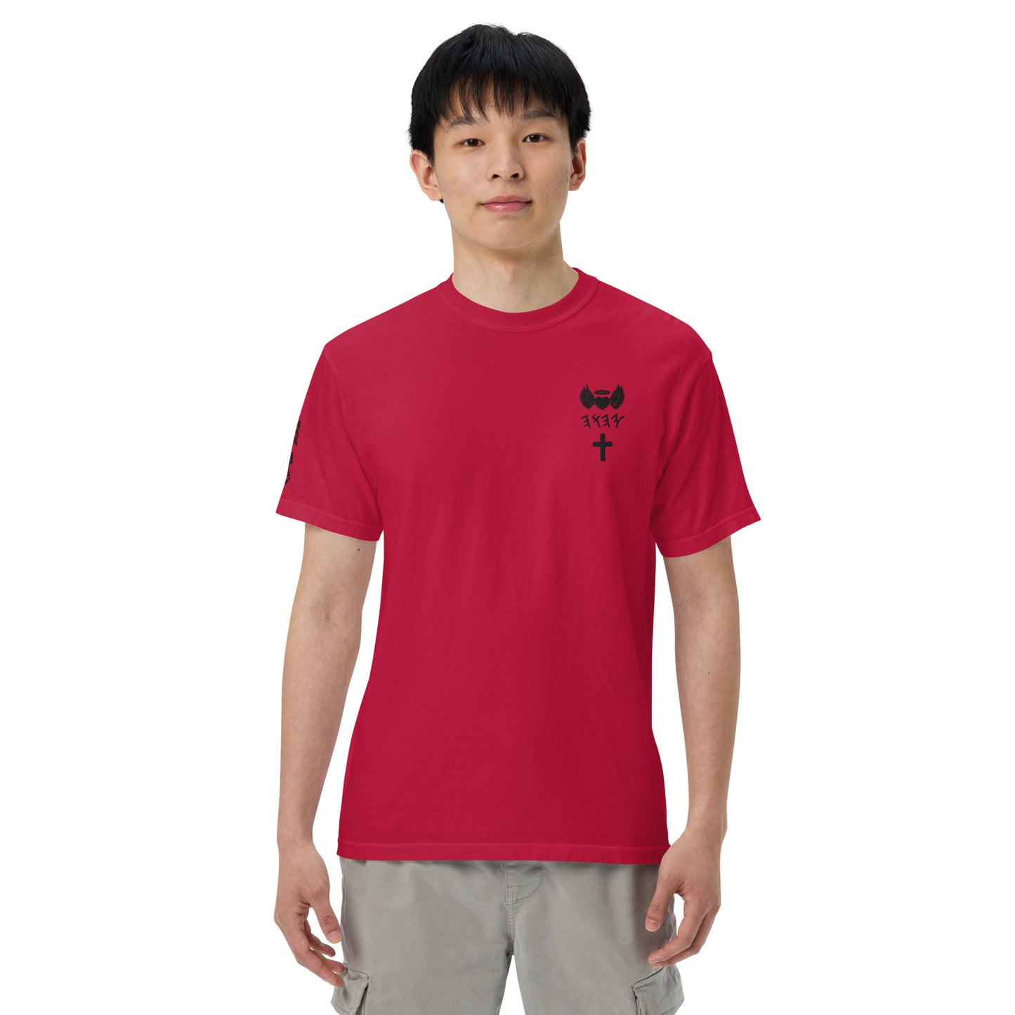 YAHUAH’s Temple S Unisex garment-dyed heavyweight t-shirt