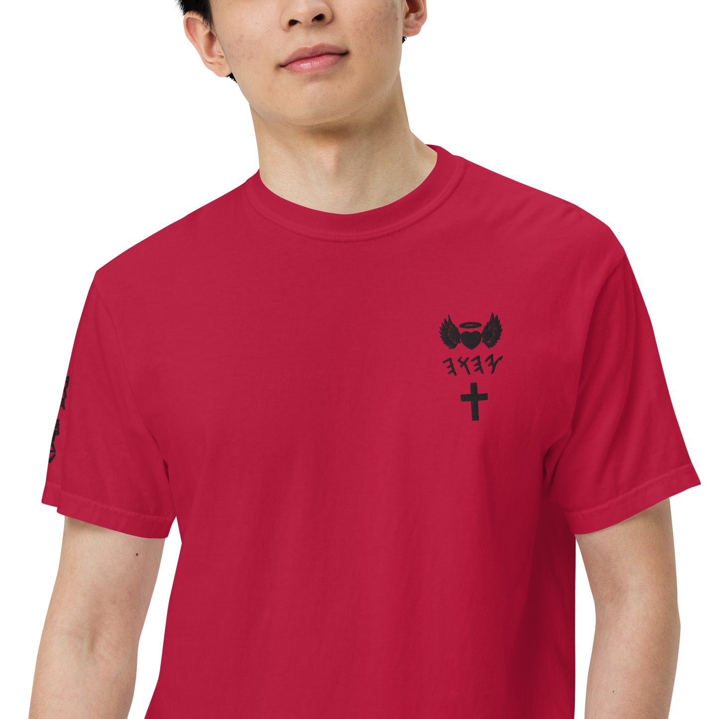 YAHUAH’s Temple S Unisex garment-dyed heavyweight t-shirt