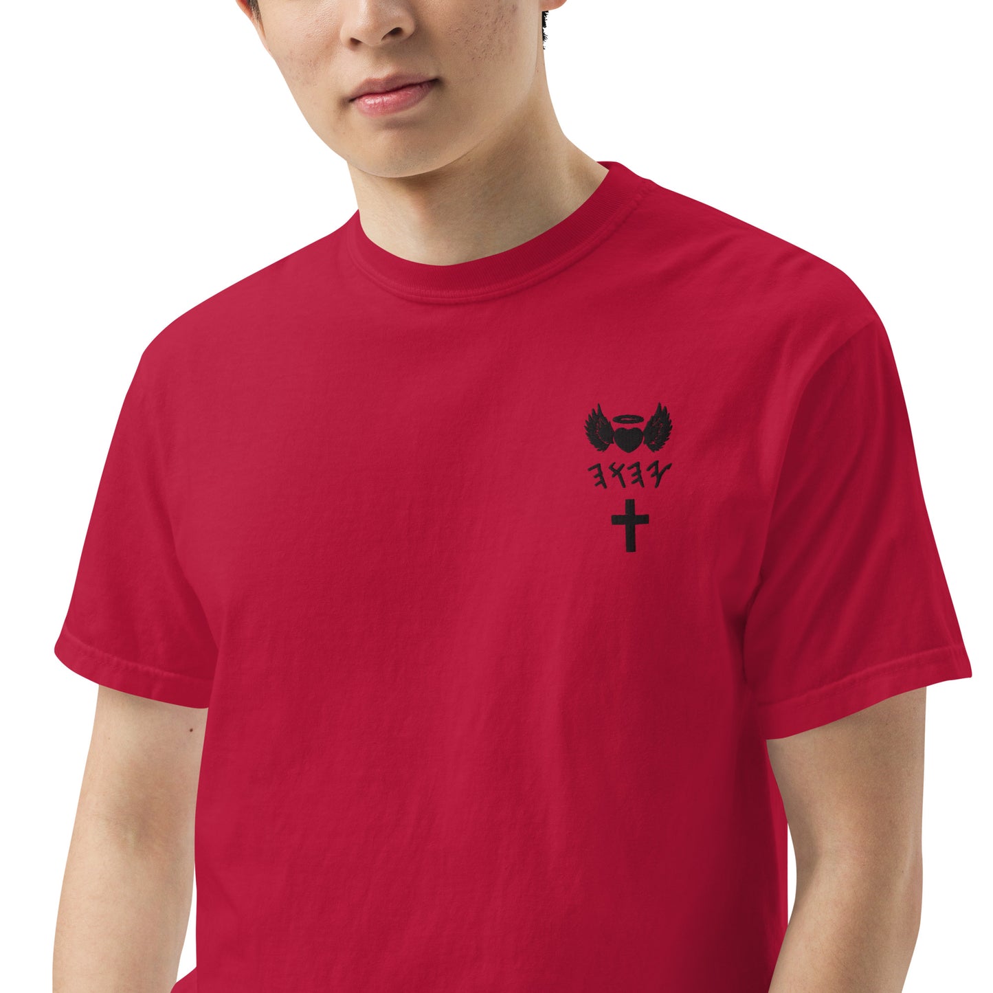 YAHUAH’s Temple S Unisex garment-dyed heavyweight t-shirt