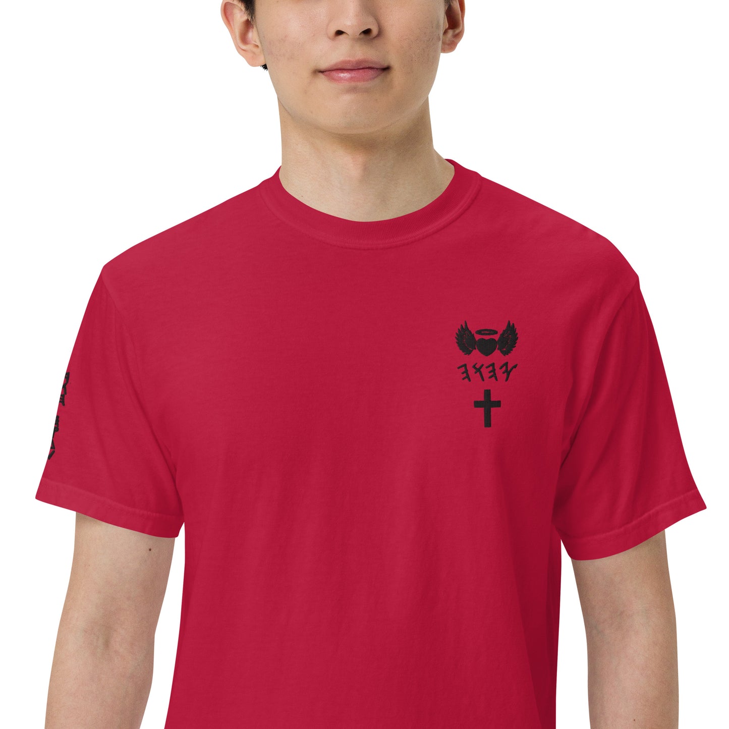 YAHUAH’s Temple S Unisex garment-dyed heavyweight t-shirt